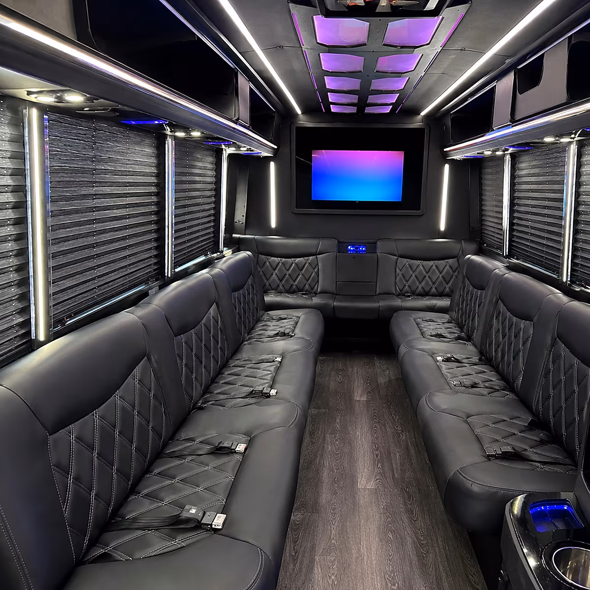 marana party bus rental interior
